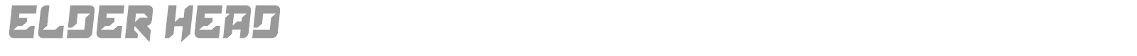 Elder Head font preview